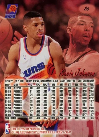 Kevin Johnson 뒷면