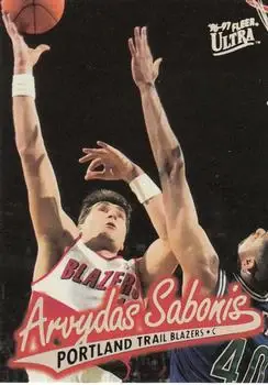 1996-97 Ultra #91 Arvydas Sabonis