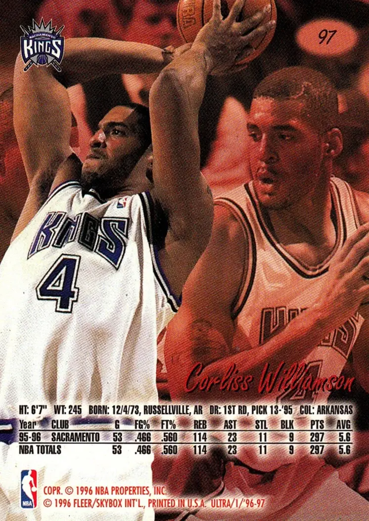Back of Corliss Williamson