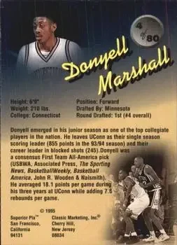 Back of Donyell Marshall