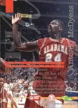 Back of Antonio McDyess
