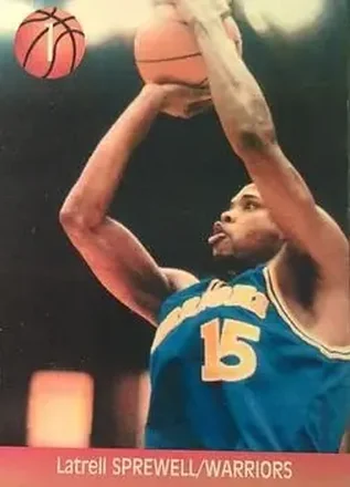 1995 Joan Basket Dominos NBA Greek #1 Latrell Sprewell