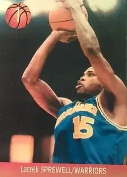 1995 Joan Basket Dominos NBA Greek #1 Latrell Sprewell