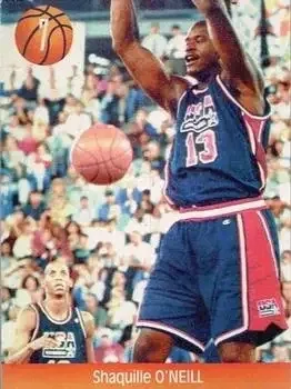 1995 Joan Basket Dominos NBA Greek #7 Shaquille O'Neal