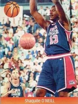 1995 Joan Basket Dominos NBA Greek #7 Shaquille O'Neal