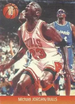 1995 Joan Basket Dominos NBA Greek #10 Michael Jordan