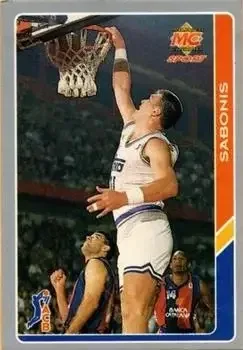 1995 Mundicromo Sport Las Fichas de la ACB #9 Arvydas Sabonis