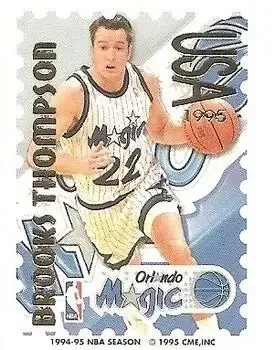 1995 Pro Stamps #1A Brooks Thompson