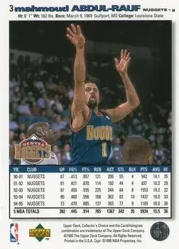 Back of Mahmoud Abdul-Rauf