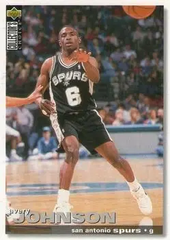 1995-96 Collector's Choice #6 Avery Johnson