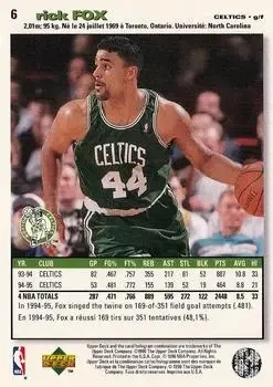 Back of Rick Fox