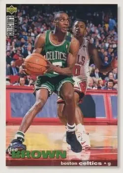 1995-96 Collector's Choice German I #7 Dee Brown