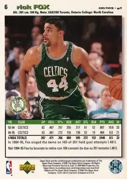 Back of Rick Fox