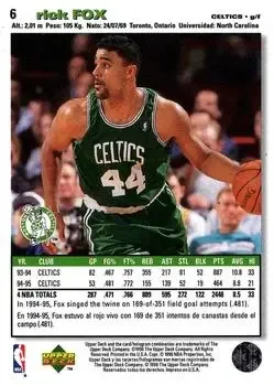 Back of Rick Fox