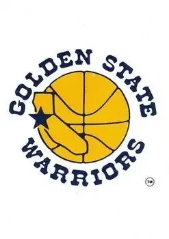 Front of Collector's Choice Stickers (Argentina) 1 Golden State Warriors Logo