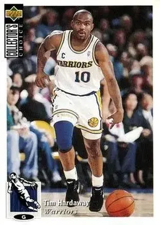 1995-96 Collector's Choice Stickers (Argentina) #4 Tim Hardaway