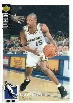 1995-96 Collector's Choice Stickers (European) #2 Latrell Sprewell