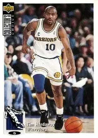1995-96 Collector's Choice Stickers (European) #4 Tim Hardaway