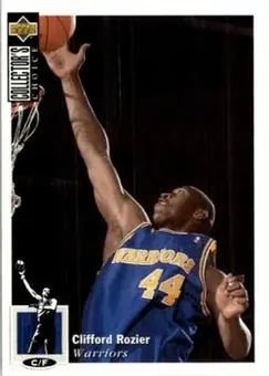 1995-96 Collector's Choice Stickers (European) #7 - Clifford Rozier - Golden State Warriors