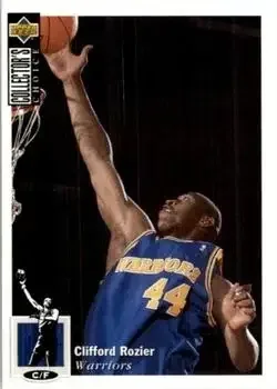 1995-96 Collector's Choice Stickers (European) #7 Clifford Rozier