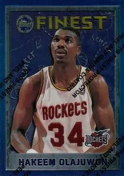 1995-96 Finest #1 Hakeem Olajuwon