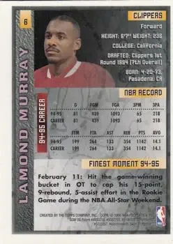 Back of Lamond Murray
