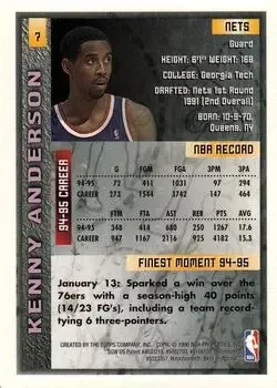 Back of Kenny Anderson