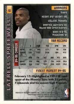 Back of Latrell Sprewell