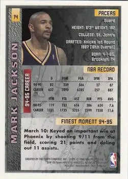 Back of Mark Jackson
