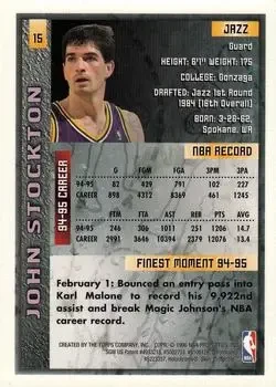Back of John Stockton