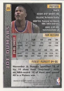 Back of Joe Dumars