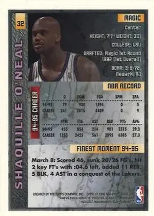 Shaquille O'Neal back