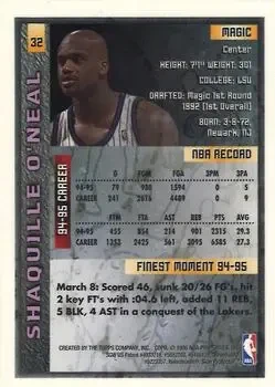 Back of Shaquille O'Neal