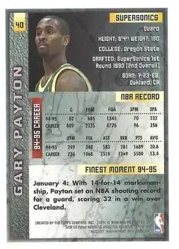 Back of Gary Payton