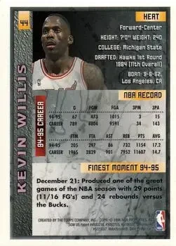 Back of Kevin Willis