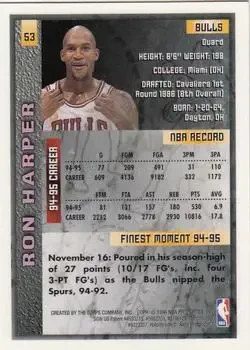 Back of Ron Harper