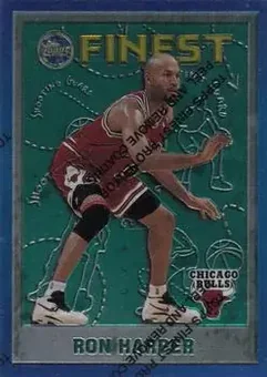 1995-96 Finest #53 - Ron Harper - Chicago Bulls