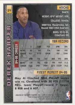 Back of Derek Harper