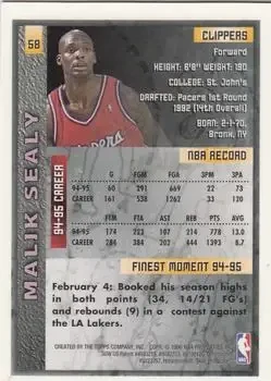 Back of Malik Sealy