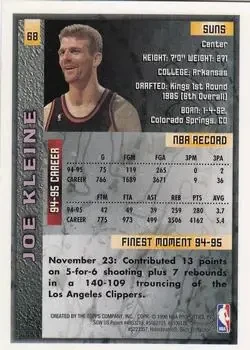 Back of Joe Kleine