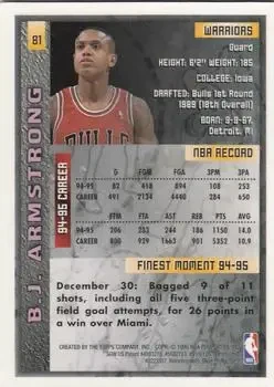 Back of B.J. Armstrong