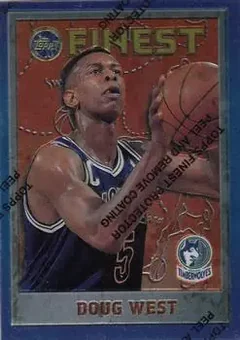 1995-96 Finest #84 - Doug West - Minnesota Timberwolves 1995-96 Finest #84 - Doug West - Minnesota Timberwolves