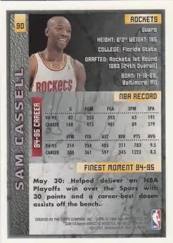 Back of Sam Cassell