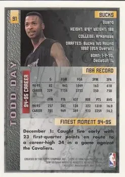 Back of Todd Day