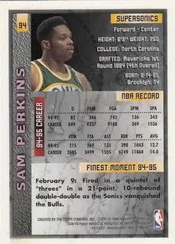 Back of Sam Perkins
