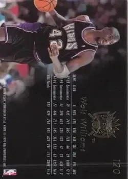 Back of Walt Williams