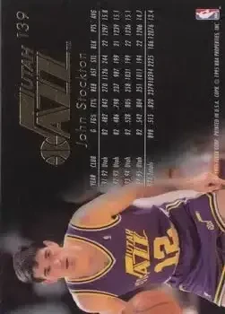 Back of John Stockton