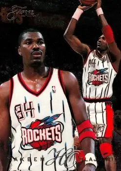 1995-96 Flair #169 Hakeem Olajuwon