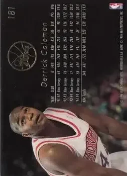 Back of Derrick Coleman