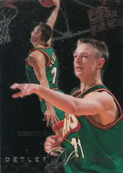 1995-96 Flair #190 Detlef Schrempf